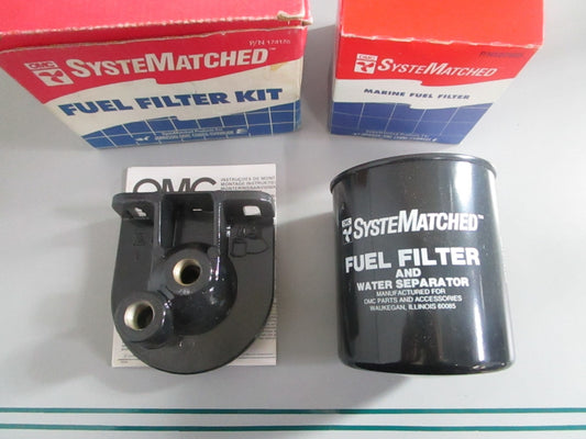 NEW OEM 174176 0174176 OMC Johnson Evinrude Fuel Filter Kit 0820