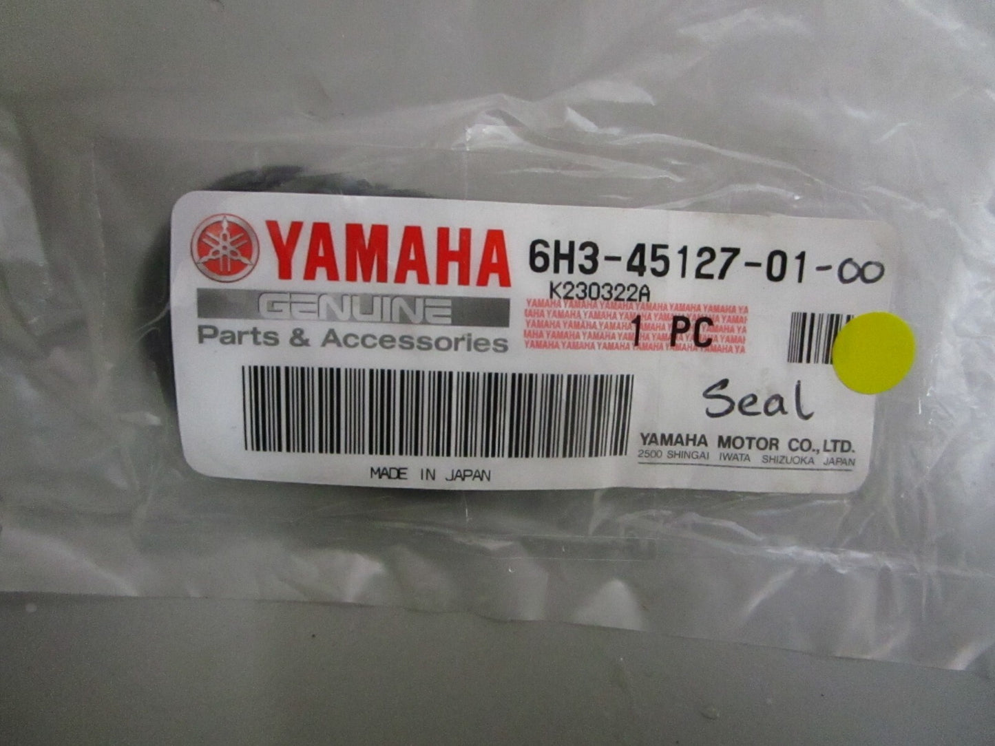 *NEW OEM* 0810 Yamaha Seal 6H3-45127-01-00