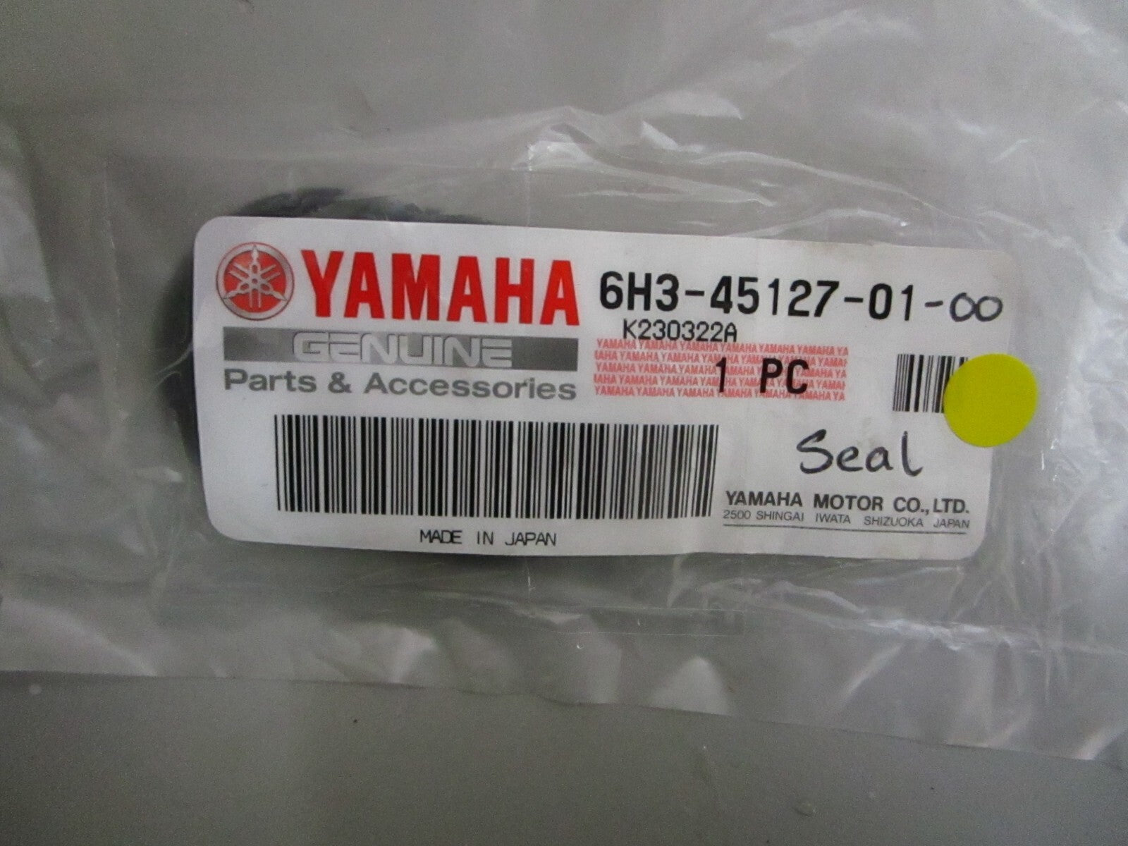 *NEW OEM* 0810 Yamaha Seal 6H3-45127-01-00