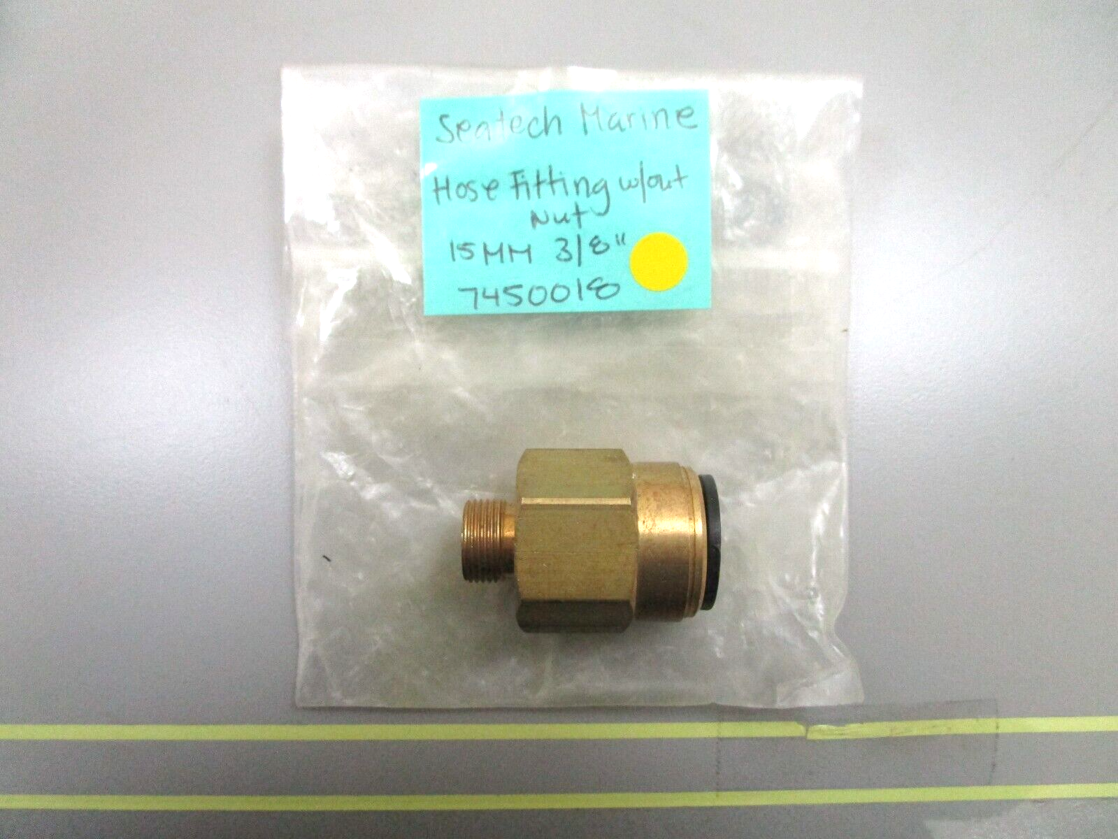 *NEW* 0750 Seatech Marine HOSE FITTING w/out NUT (15mm 3/8")  7450018
