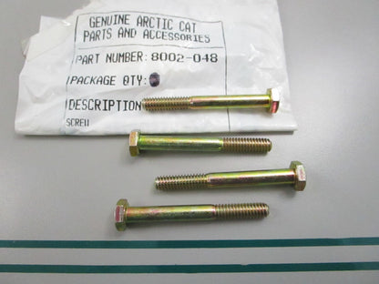 NEW OEM (LOT OF 4) 8002-048 Arctic Cat Screw 0810