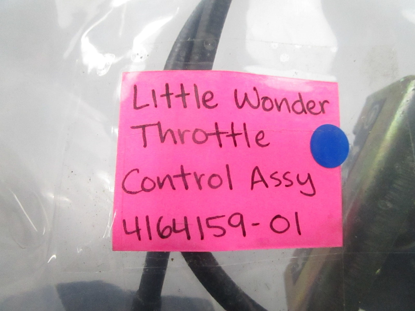 *NEW OEM* 0810 Little Wonder Throttle Control Assembly 4164159-01