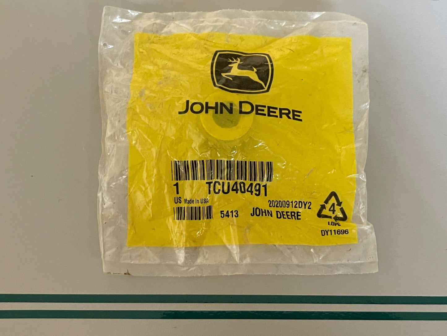John Deere TCU40491 NEW OEM Worm Gear 20 Tooth Steel Drivetrain Lawn Mower 0720