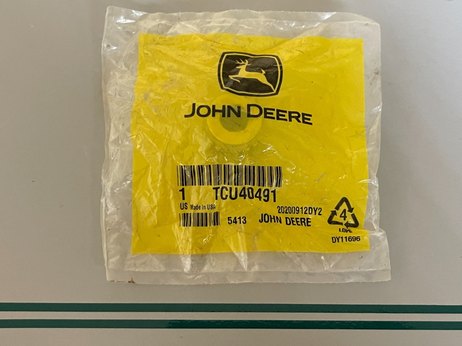 John Deere TCU40491 NEW OEM Worm Gear 20 Tooth Steel Drivetrain Lawn Mower 0720