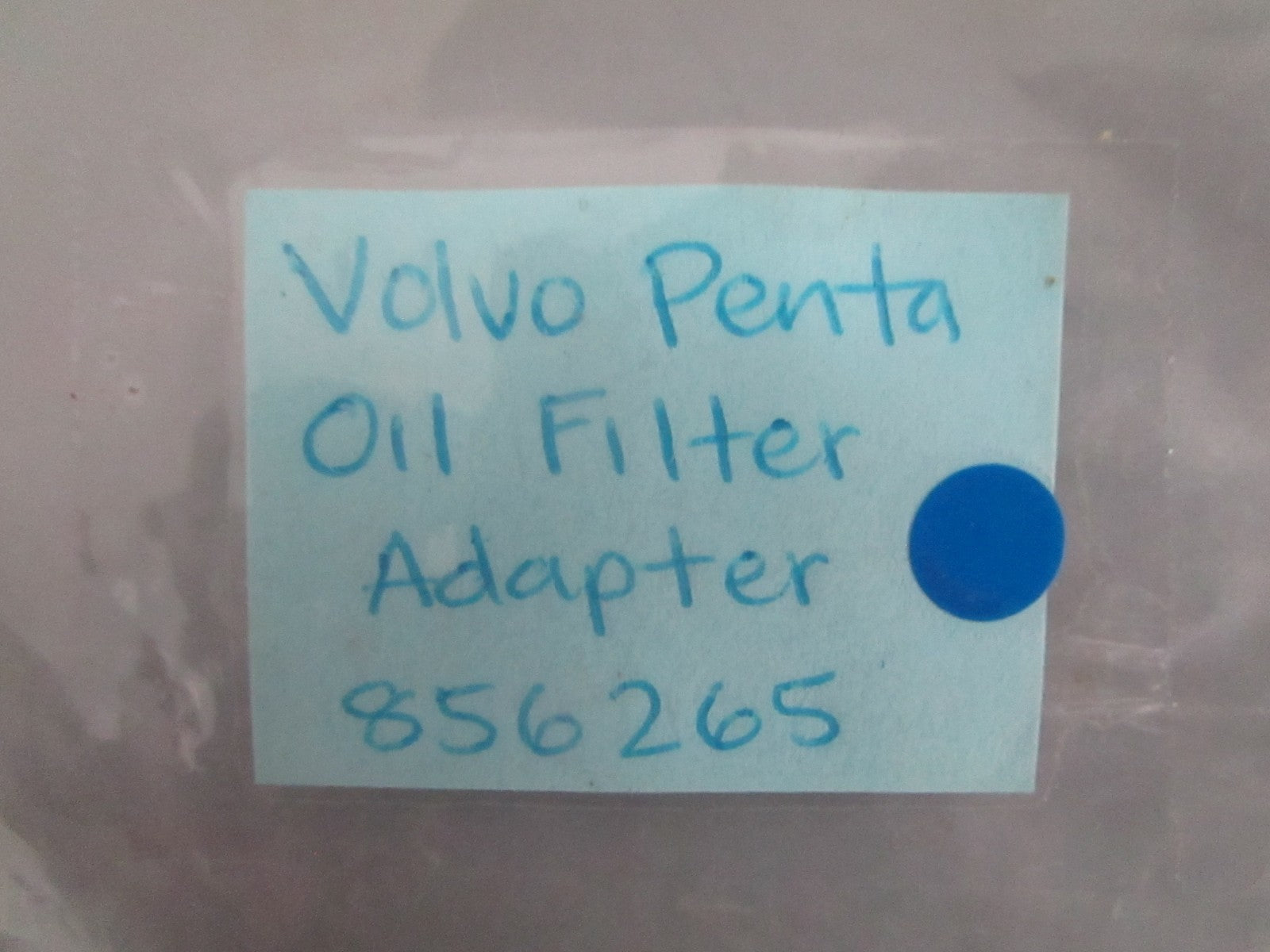 *NEW OEM* 0820 Volvo Penta Oil Filter Adapter 856265