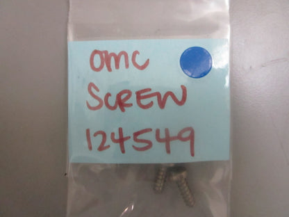 *NEW OEM* (LOT OF 4) 0810 OMC Johnson Evinrude Screw 124549 0124549
