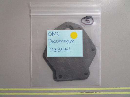 *NEW OEM* 0810 OMC Johnson Evinrude Diaphragm 333451 0333451
