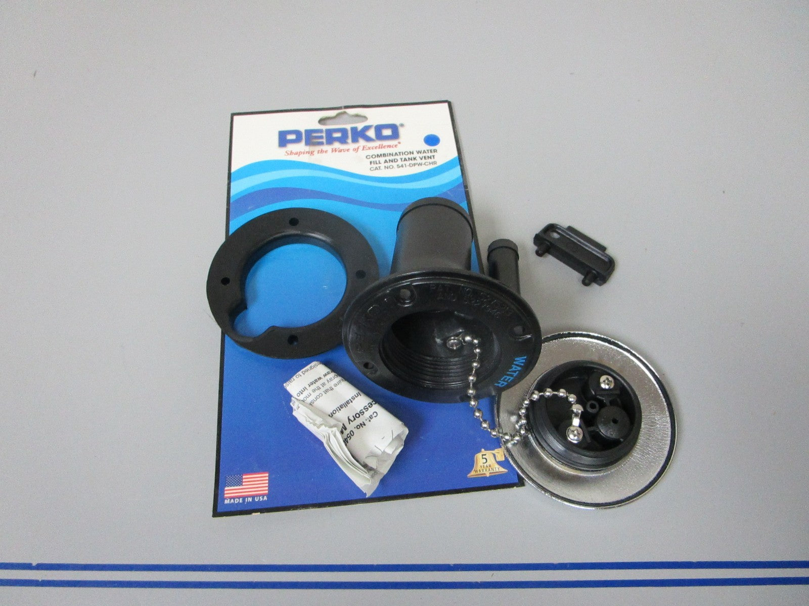 NEW OEM Perko 541-DWP-CHR Combination Water Fill & Tank Vent 0720