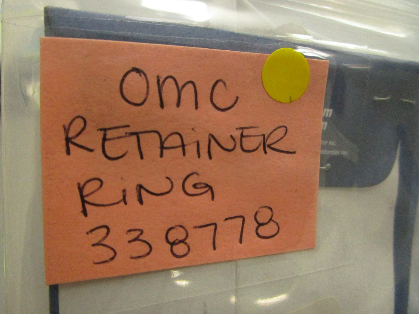 *NEW OEM* 0810 OMC Johnson Evinrude Retainer Ring 338778 0338778