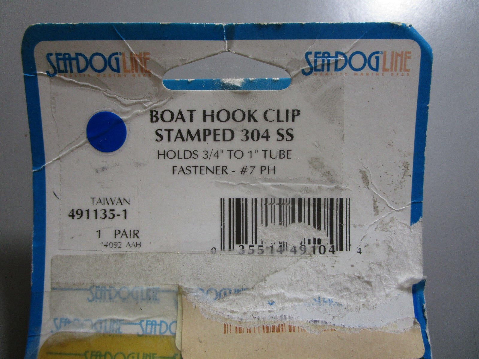 *NEW* 0810 Sea-Dog Line 304 SS Stamped Boat Hook Clip 491135-1