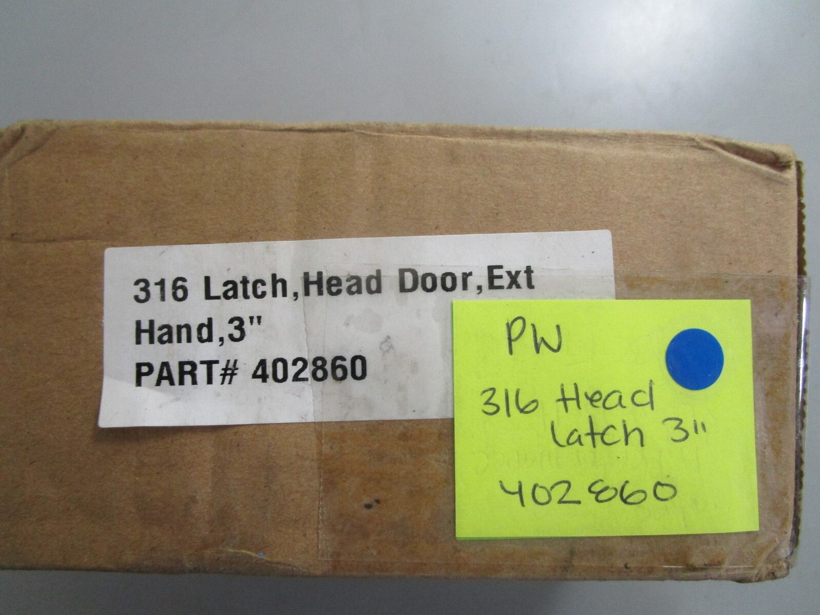 *NEW* 0810 PW 316 3" Head Latch 402860