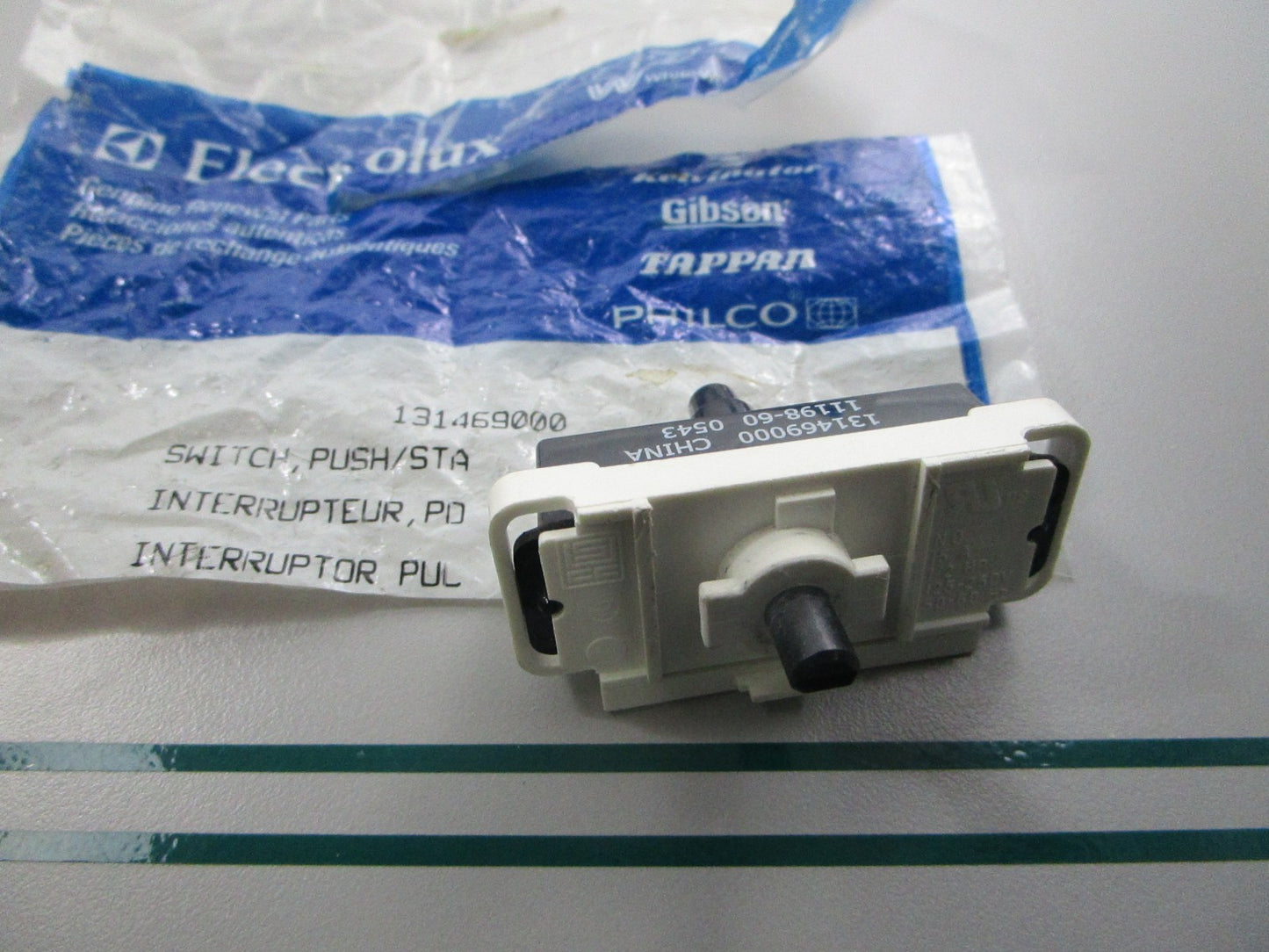NEW OEM 131469000 Electrolux Push/Start Switch 0810