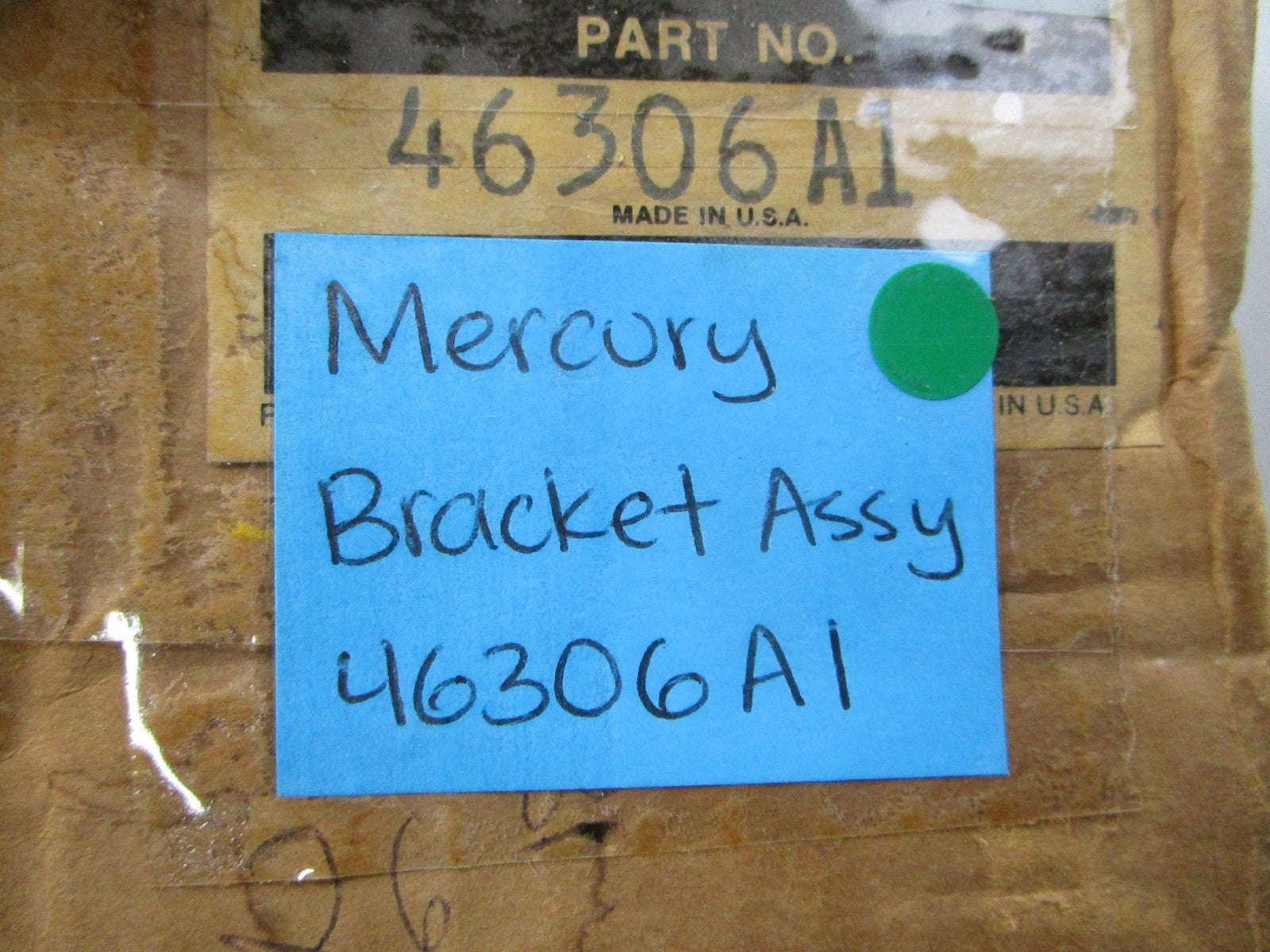 NEW OEM 46306A1 Mercury Quicksilver Bracket Assembly 0810