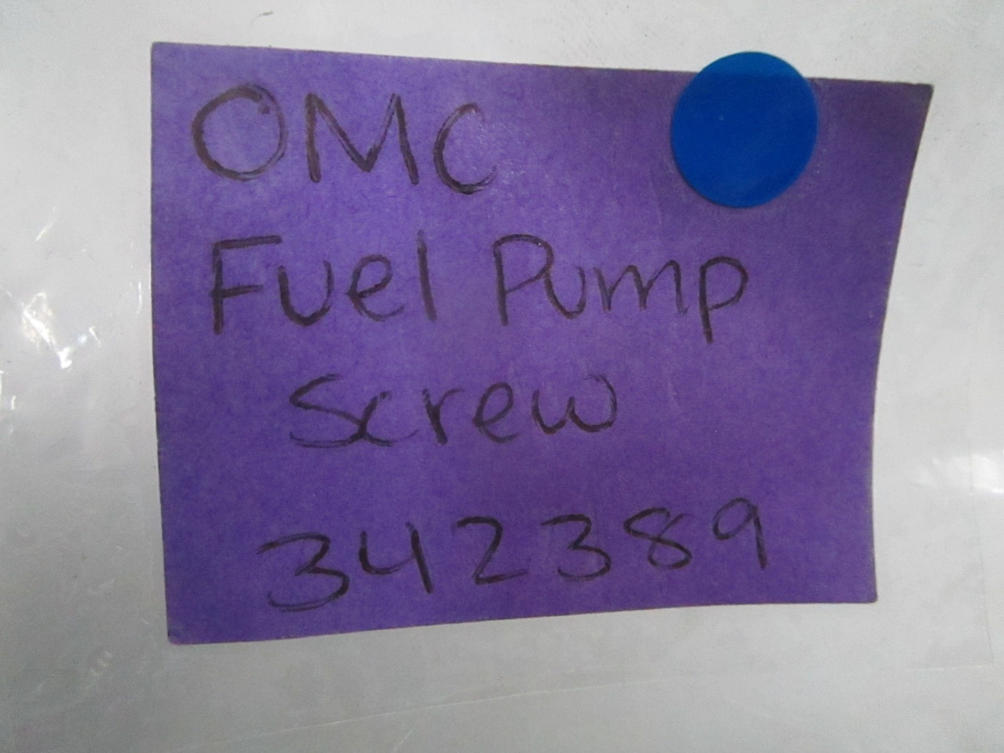 *NEW OEM* (LOT OF 6) 0810 OMC Johnson Evinrude Fuel Pump Screw 342389 0342389