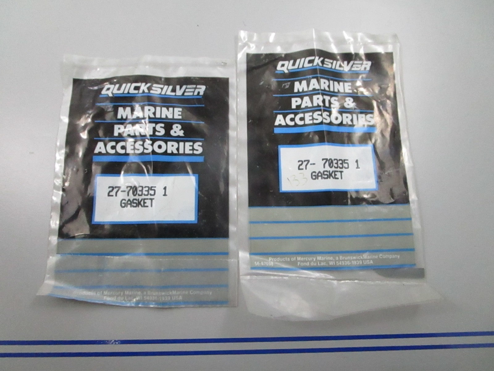 *NEW OEM* (LOT OF 2) 0810 Mercury Quicksilver Gasket 27-70335 1