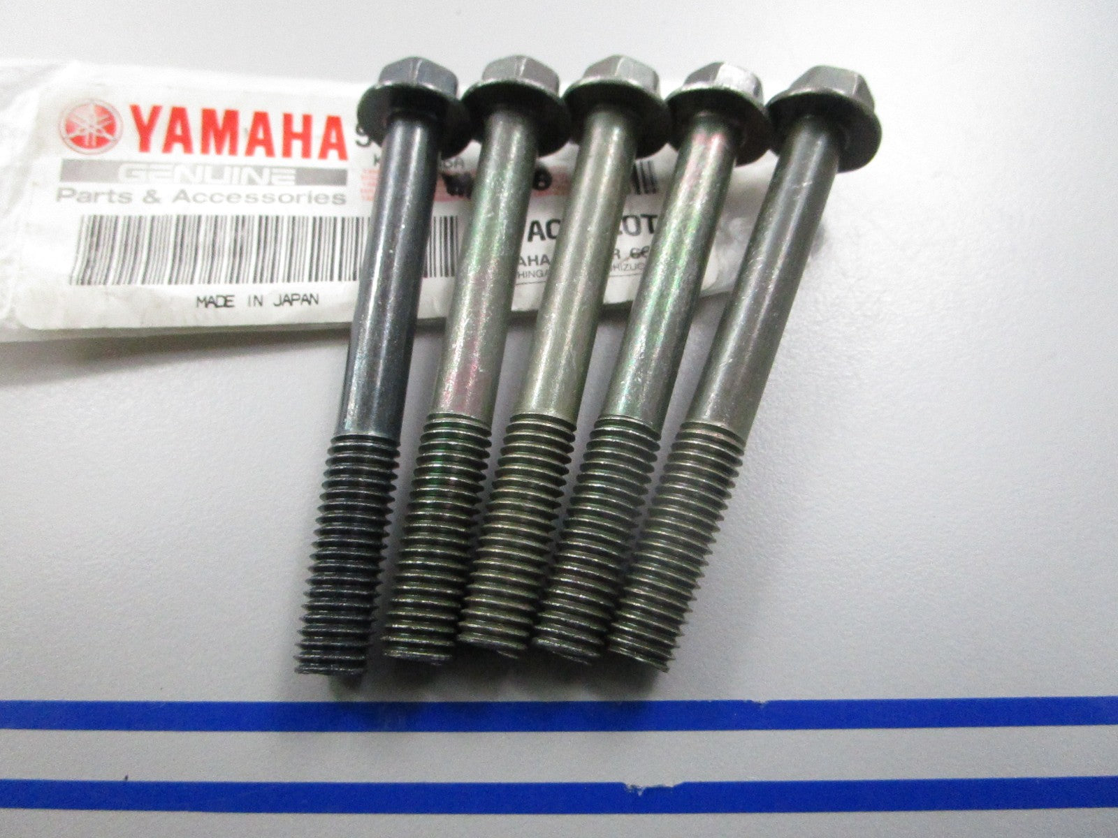 *NEW OEM* (LOT OF 5) 0810 Yamaha Flange Bolt 95027-08065