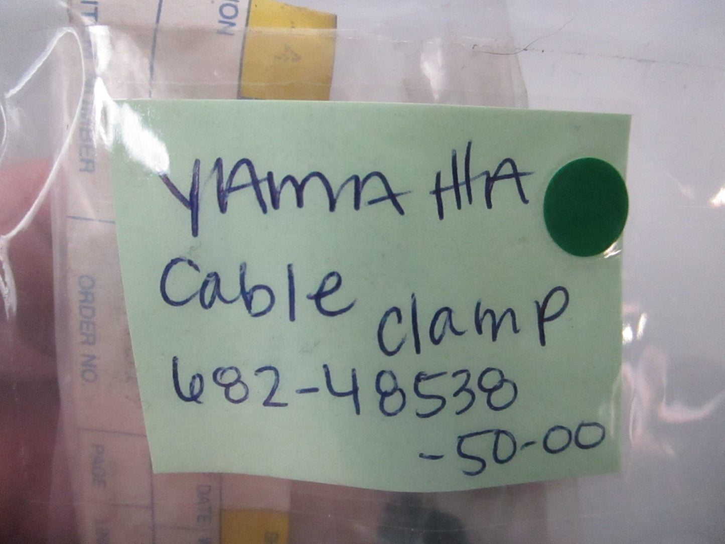 NEW OEM (LOT OF 2) 682-48538-50-00 Yamaha Cable Clamp 0810