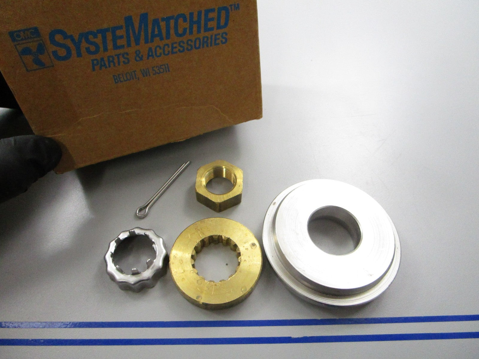 *NEW OEM* 0810 OMC Johnson Evinrude Propeller Hardware Kit 398476 0398476