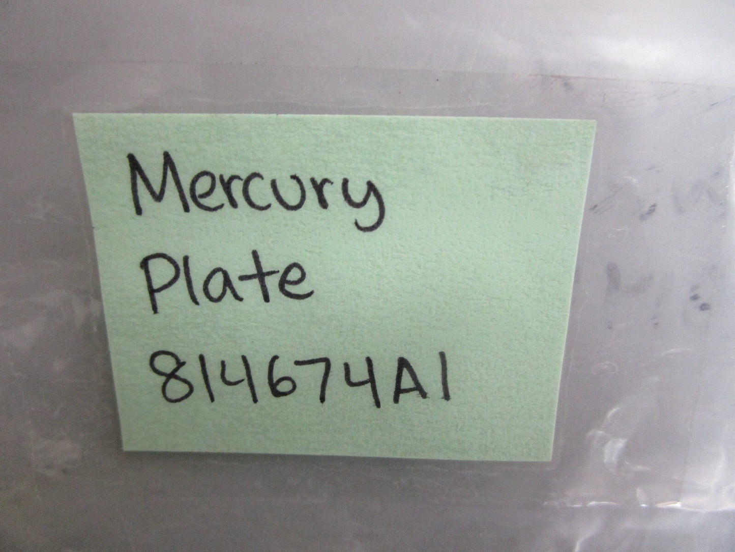 *NEW OEM* 0810 Mercury Quicksilver Plate 814674A1