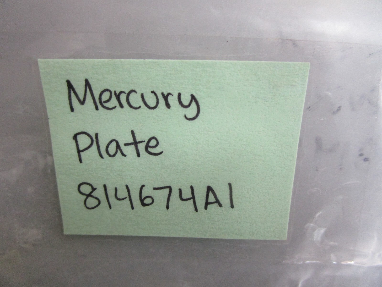 *NEW OEM* 0810 Mercury Quicksilver Plate 814674A1