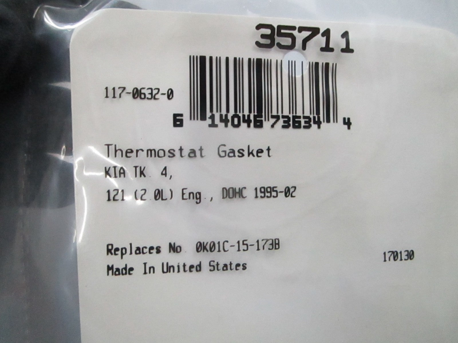 *NEW* 0810 Fel-Pro Thermostat Gasket 35711