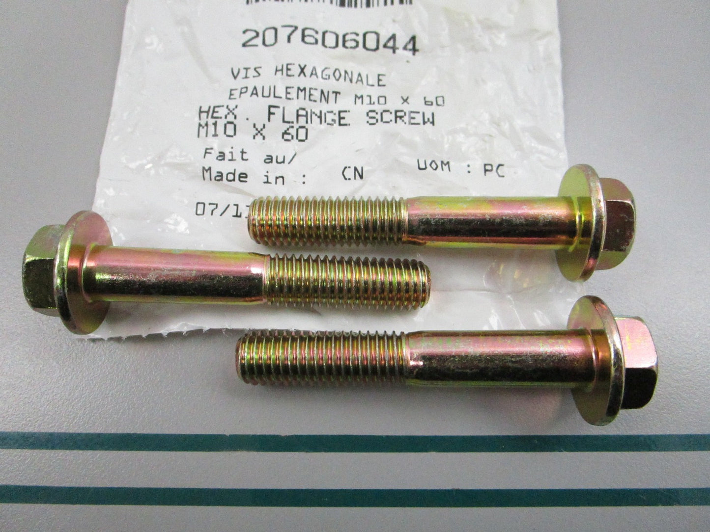 NEW (LOT OF 3) 207606044 Sea-Doo Hex. Flange Screw 0810
