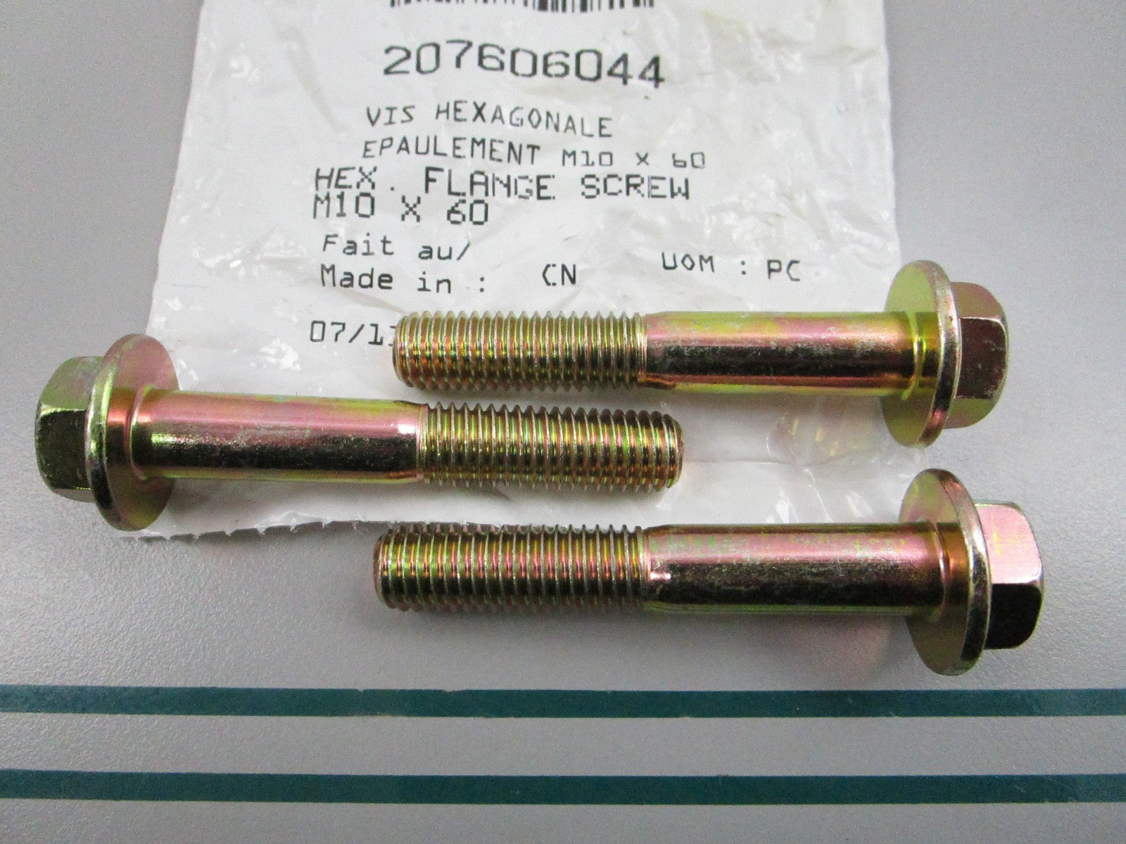 NEW (LOT OF 3) 207606044 Sea-Doo Hex. Flange Screw 0810