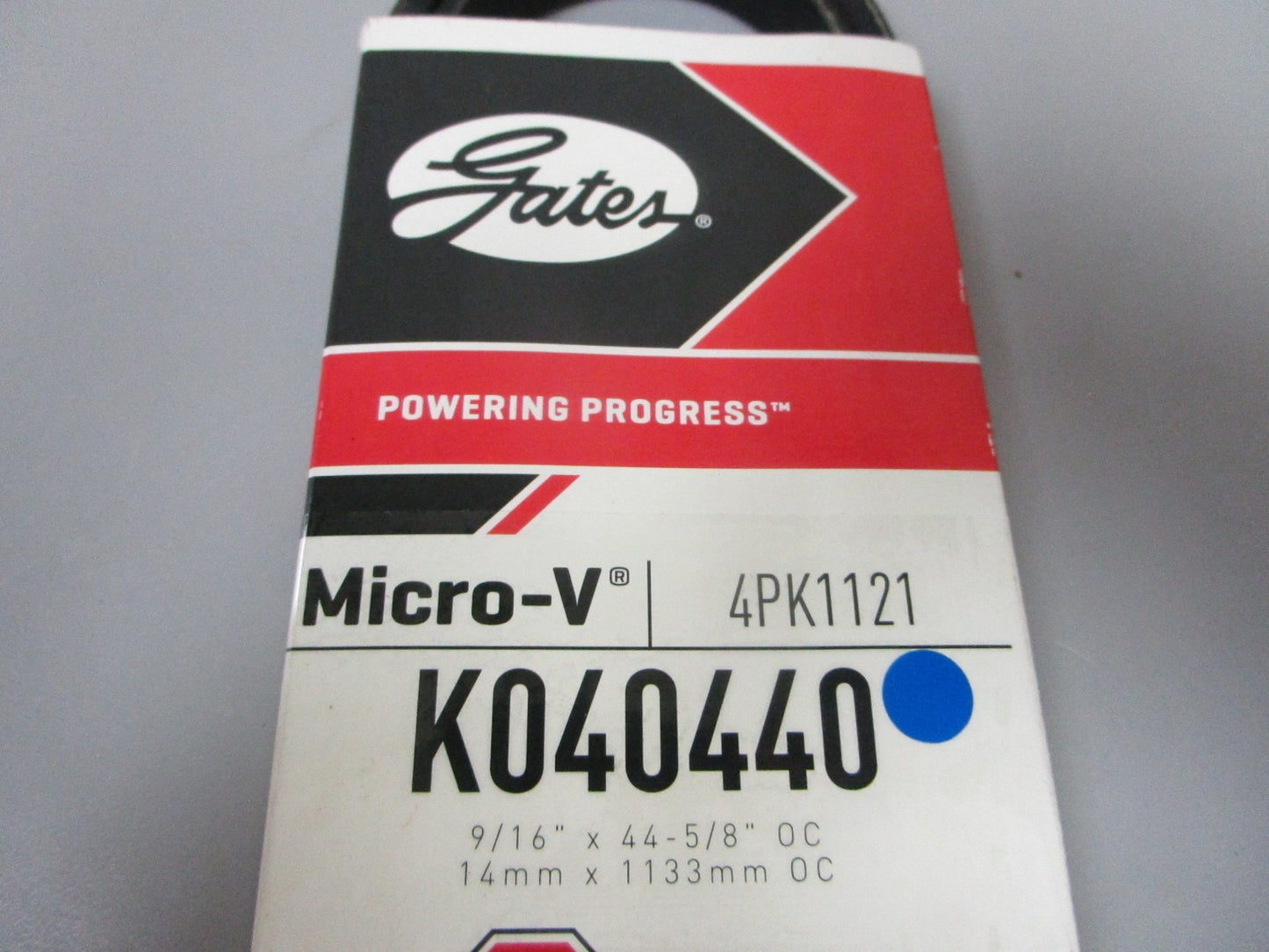 NEW K040440 Gates Micro-V 9/16" x 44 ⅝" Serpentine Belt 0720