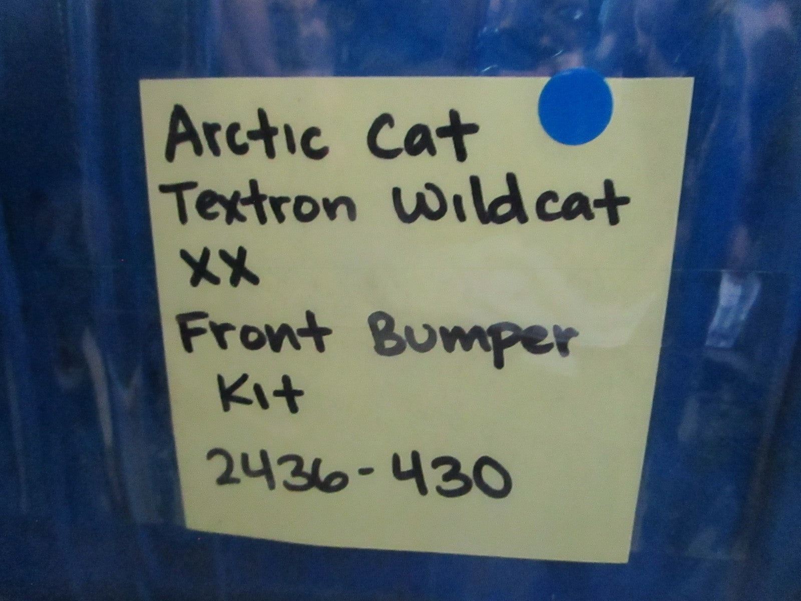 *NEW OEM* 0820 Textron Arctic Cat Wildcat XX Front Bumper Kit 2436-430