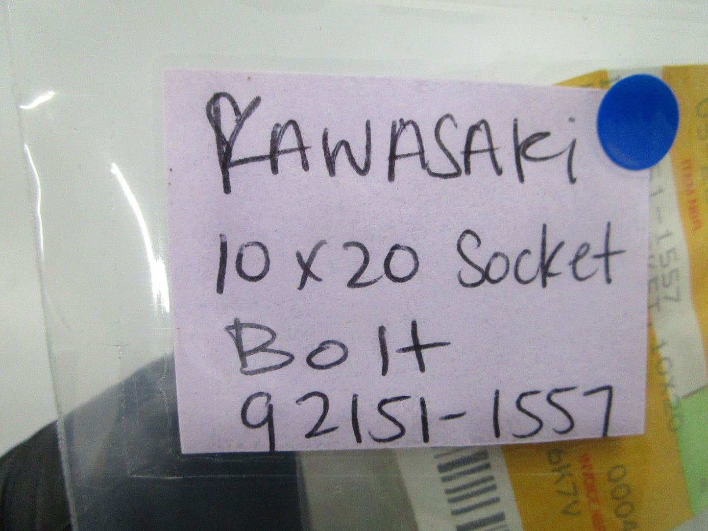 NEW OEM (LOT OF 2) Kawasaki 92151-1557 10 x 20 Socket Bolt 0810