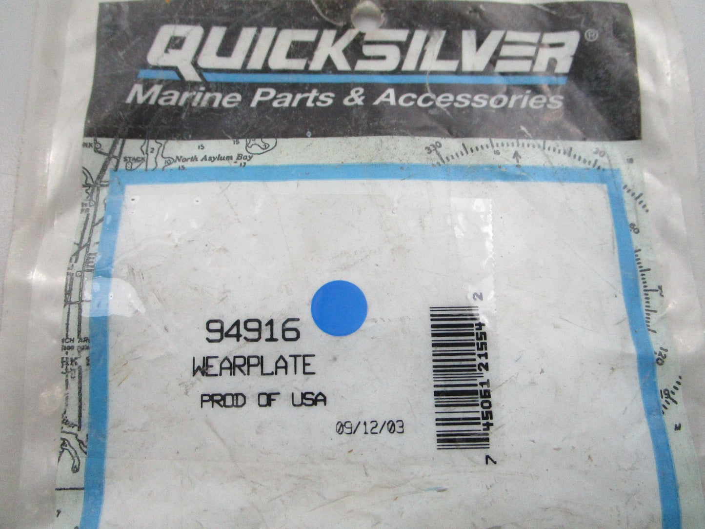 NEW OEM Mercury Quicksilver 94916 Wearplate 0810