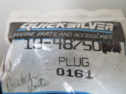 NEW OEM 19-48750 Mercury Quicksilver Plug 0810