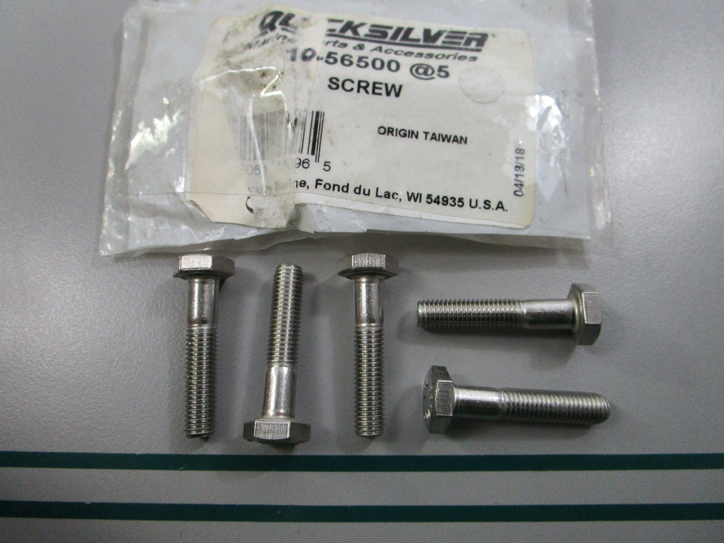 NEW OEM (LOT OF 5) 10-56500 Mercury Quicksilver Screw 0810