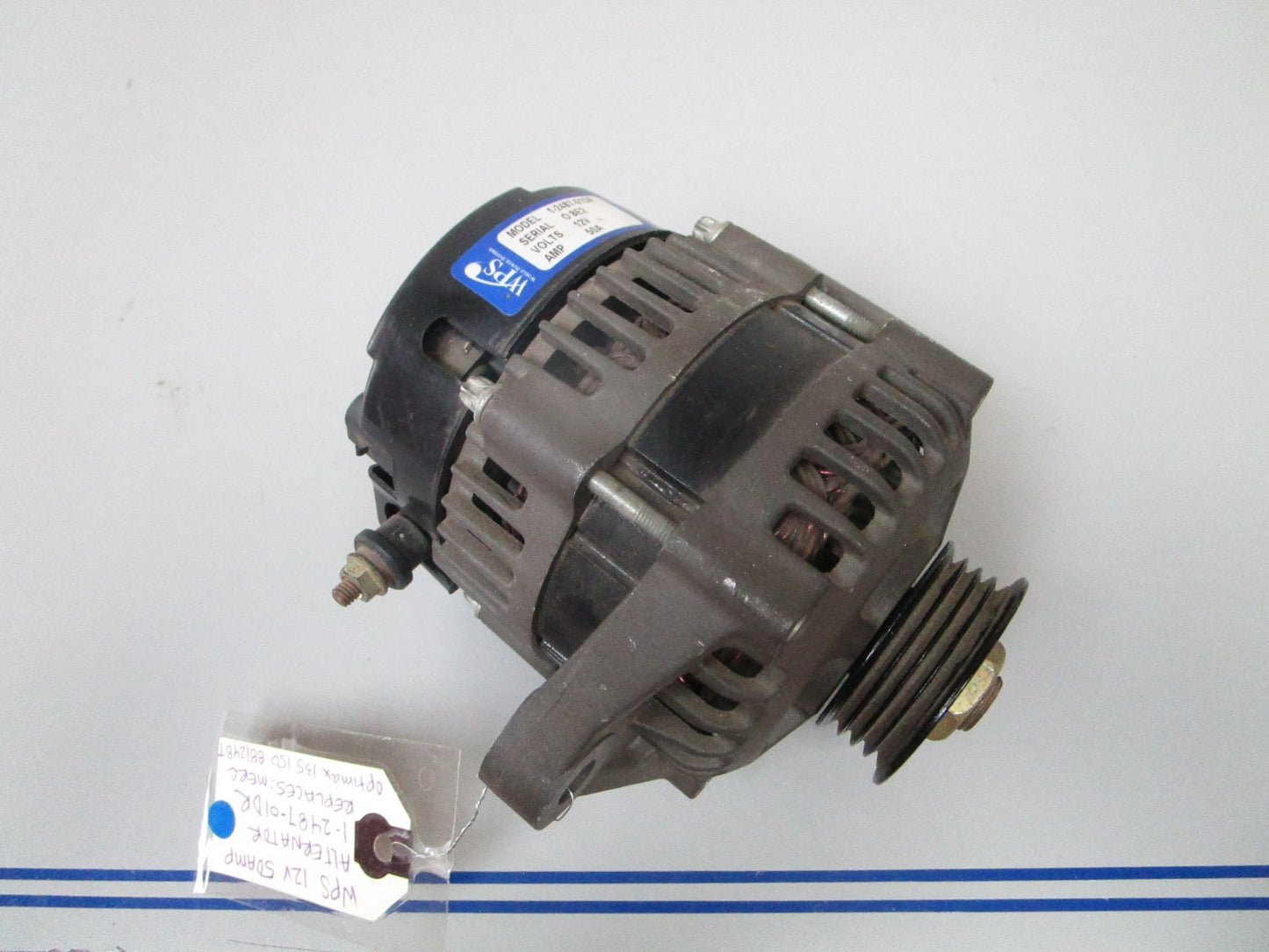 NEW 1-2487-01DR Replaces: Mercury Optimax 881248T  WPS 12V 50AMP Alternator 0720