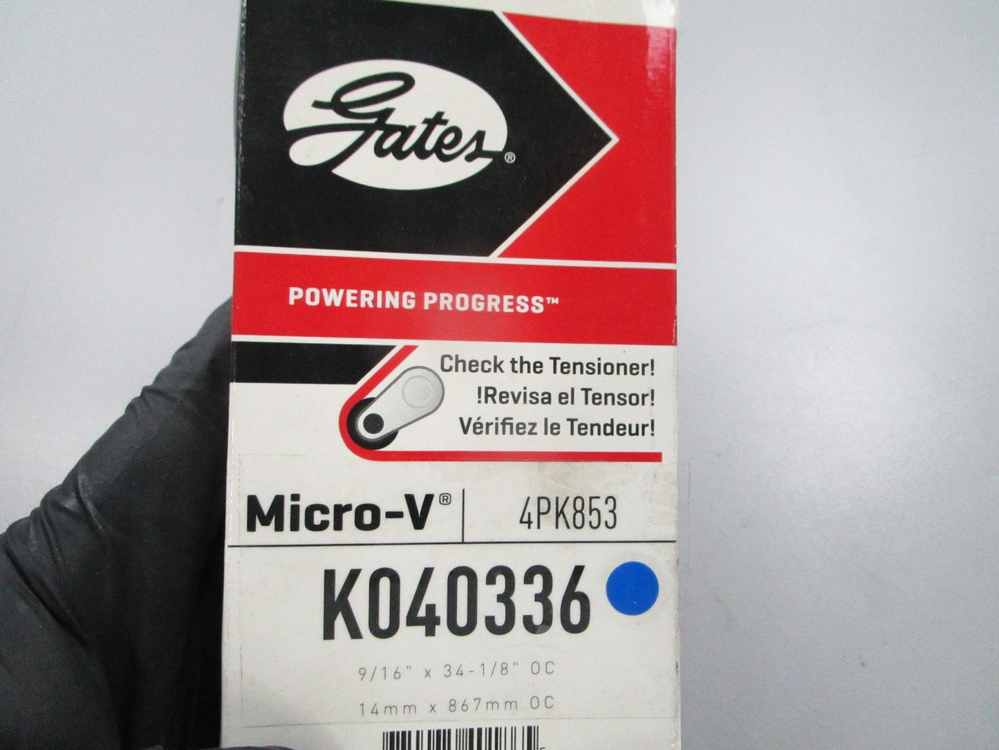 NEW K040336 Gates Micro-V Serpentine Belt 0810