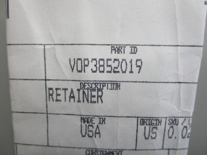 *NEW OEM* 0810 Volvo Penta Retainer 3852019