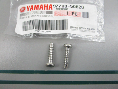 NEW OEM (LOT OF 2) 97780-50620-00 Yamaha Tapping Screw 0810