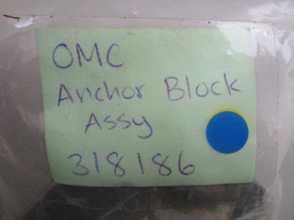 *NEW OEM* 0770 OMC Johnson Evinrude Anchor Block Assembly 318186 0318186