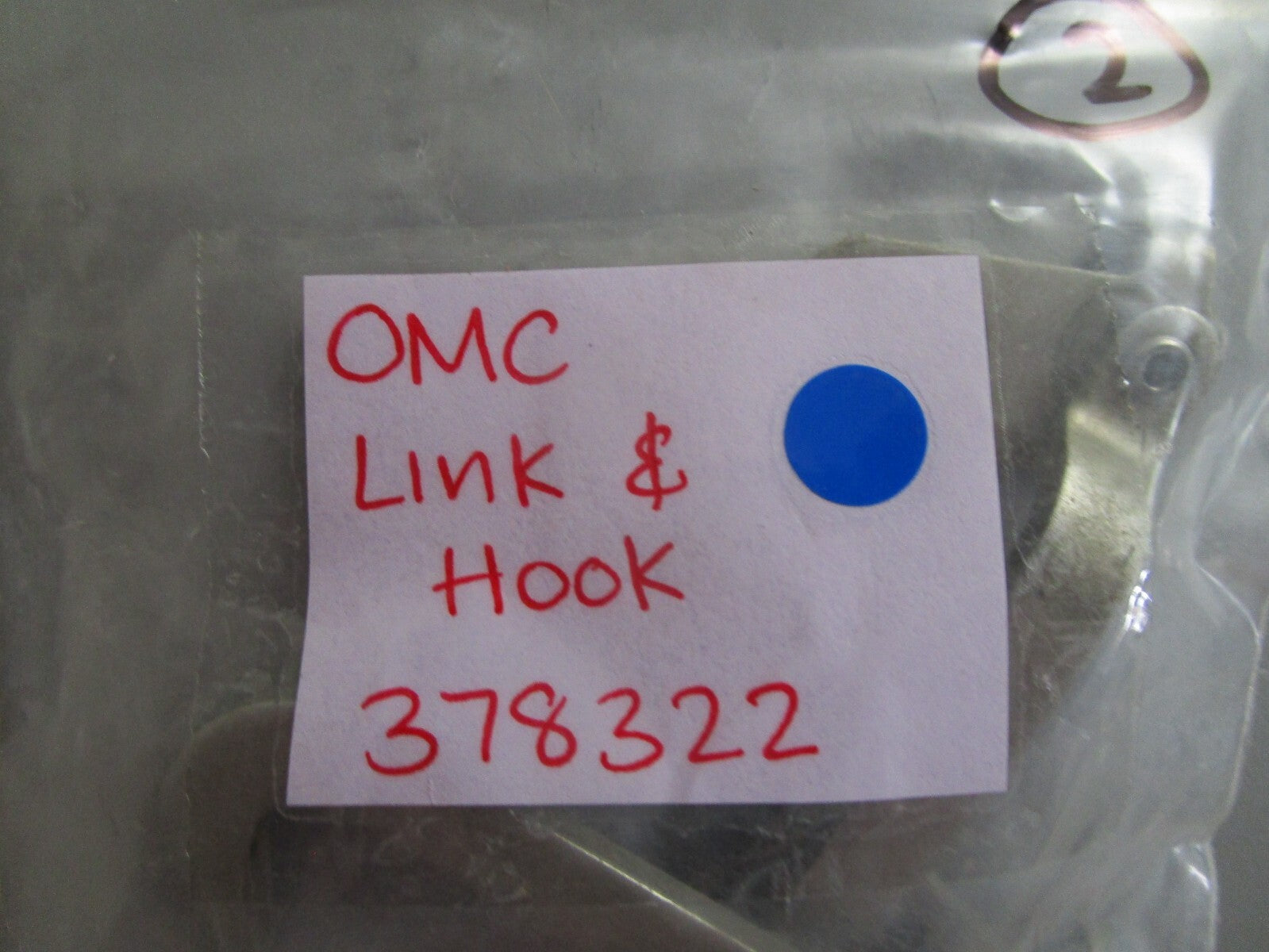 *NEW OEM* 0810 OMC Johnson Evinrude Link & Hook 378322 0378322