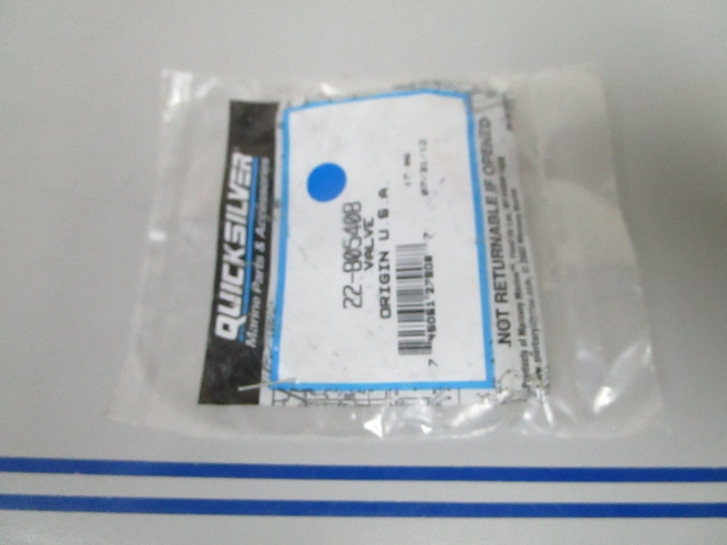 *NEW OEM* 0720 Mercury Quicksilver Valve 22-805408