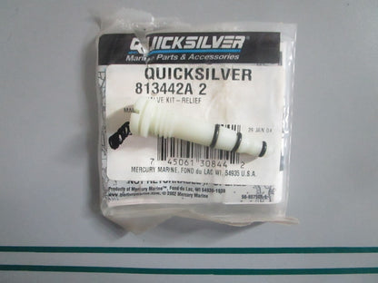 NEW OEM 813442A2 Mercury Quicksilver Relief Valve Kit 0820