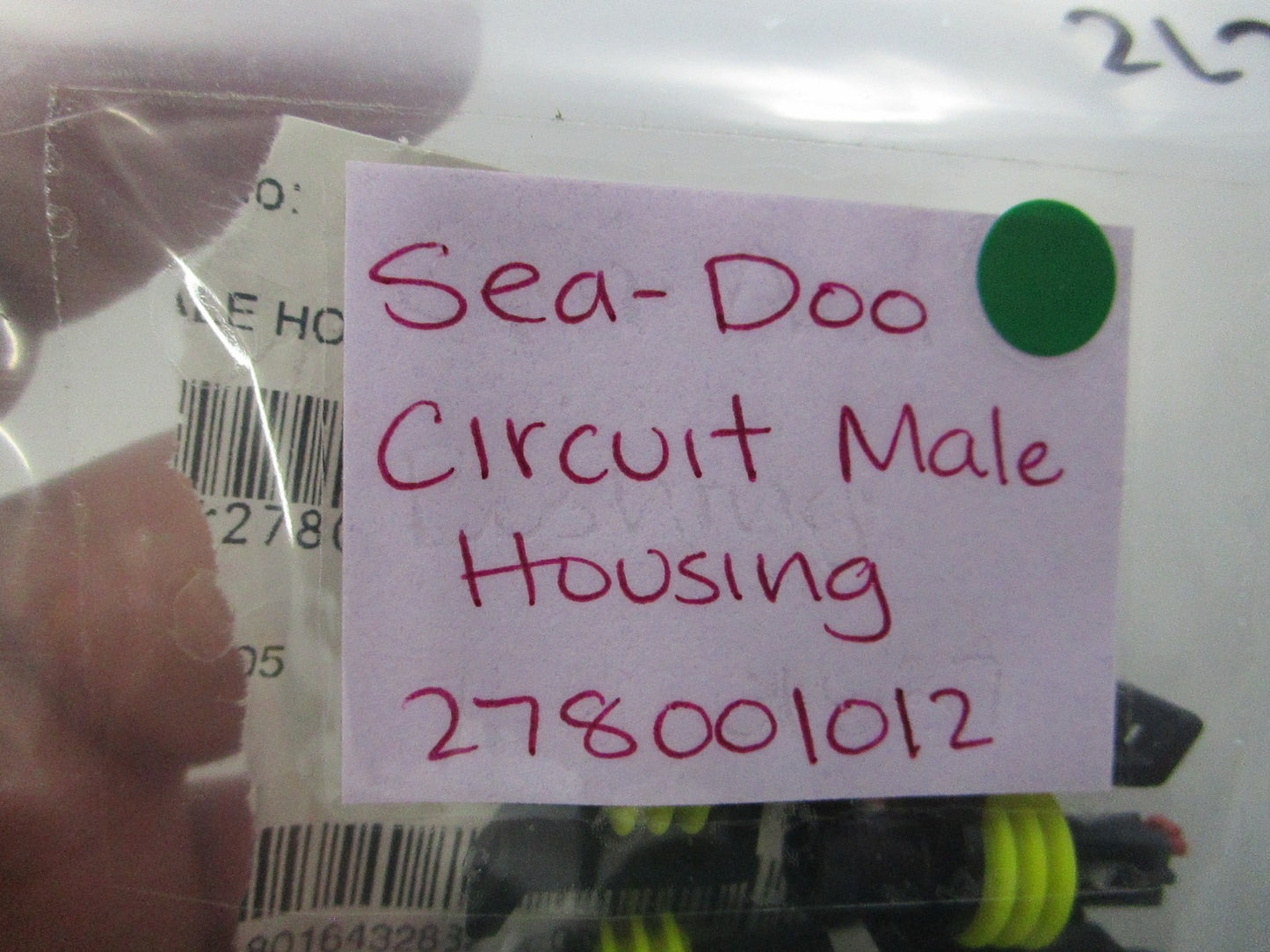 NEW (LOT OF 2) 278001012 Sea-Doo Circuit Male Housing 0810