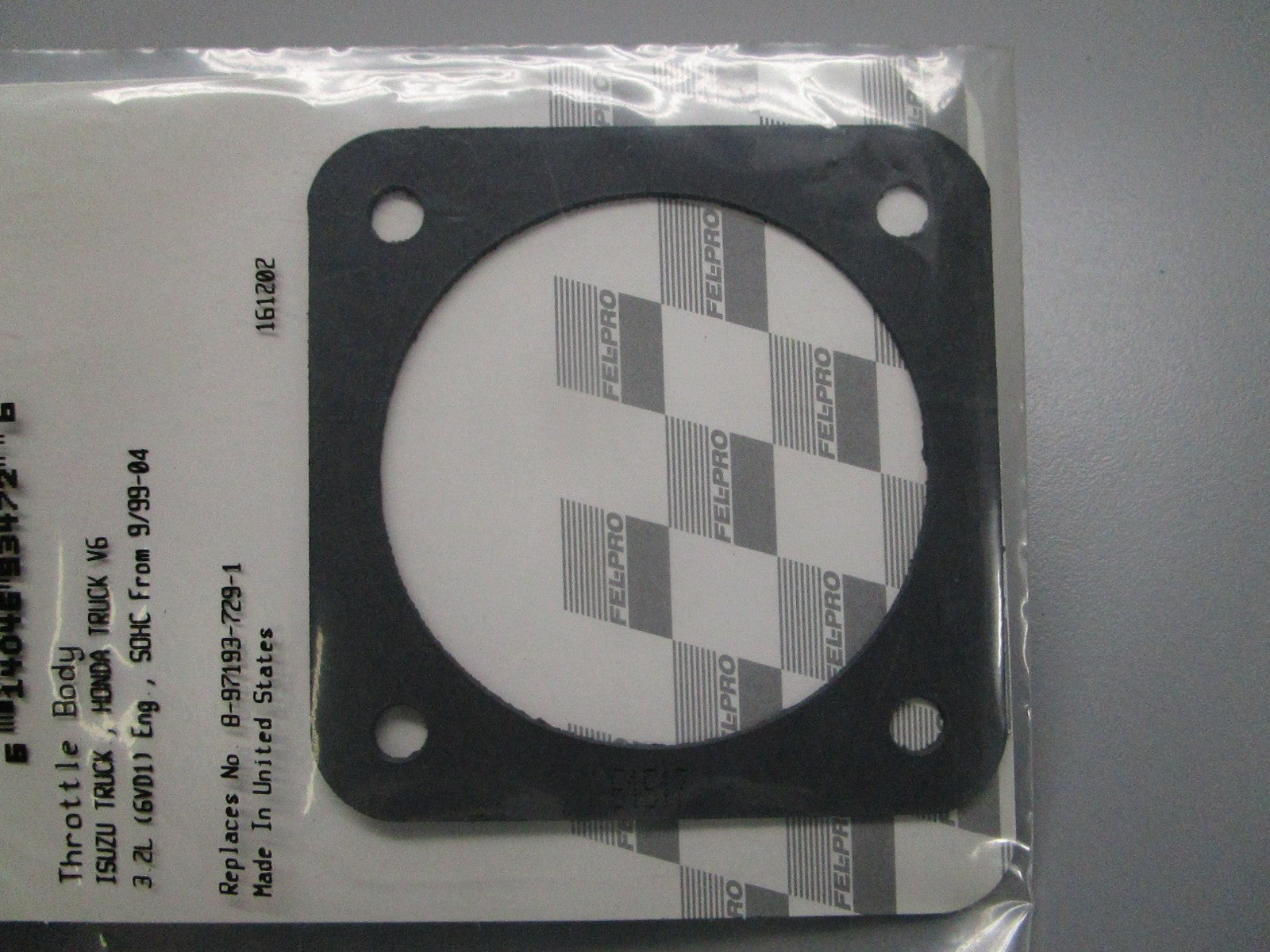 *NEW* 0810 Fel-Pro Throttle Body Gasket 61517