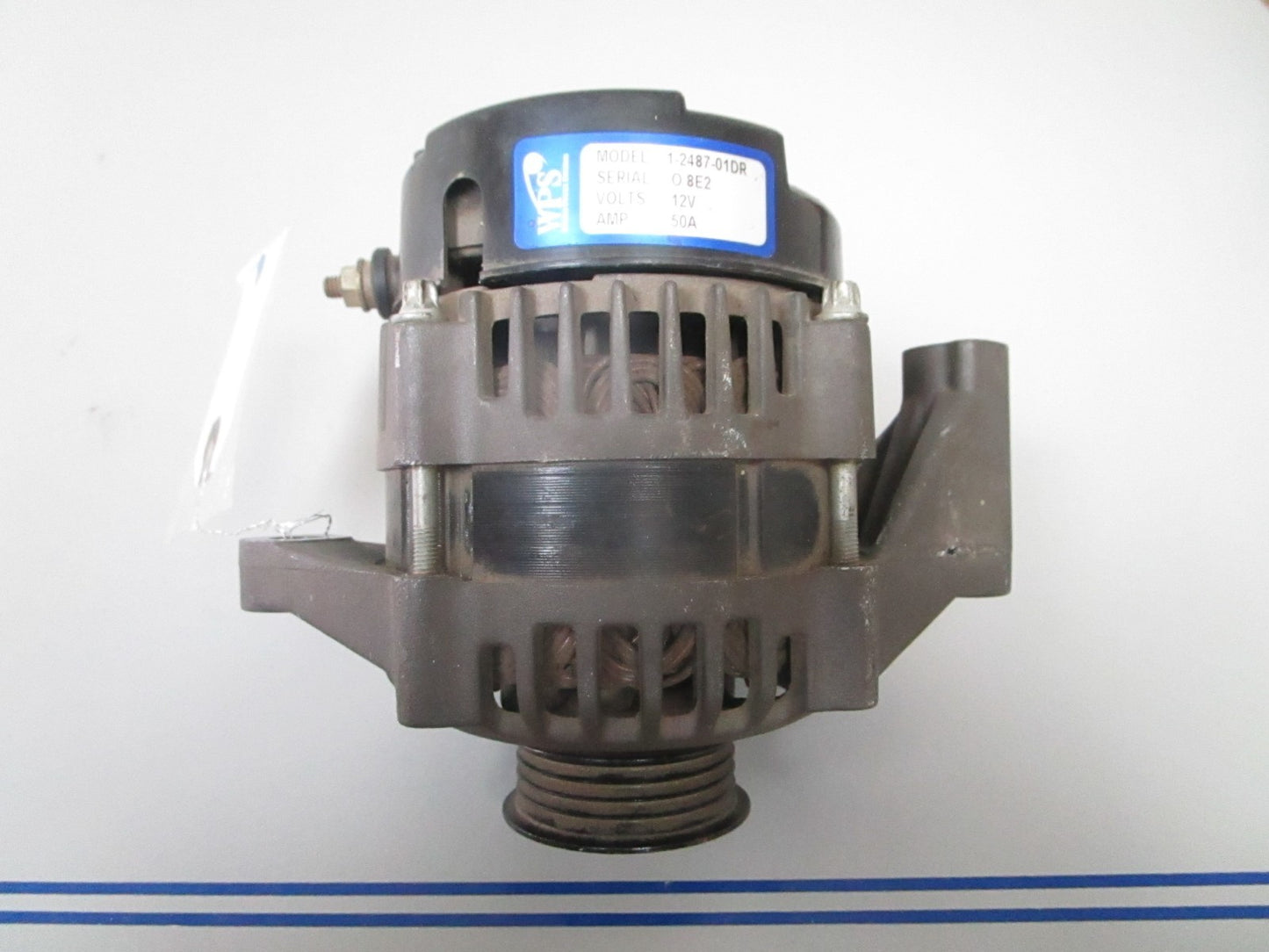 NEW 1-2487-01DR Replaces: Mercury Optimax 881248T  WPS 12V 50AMP Alternator 0720