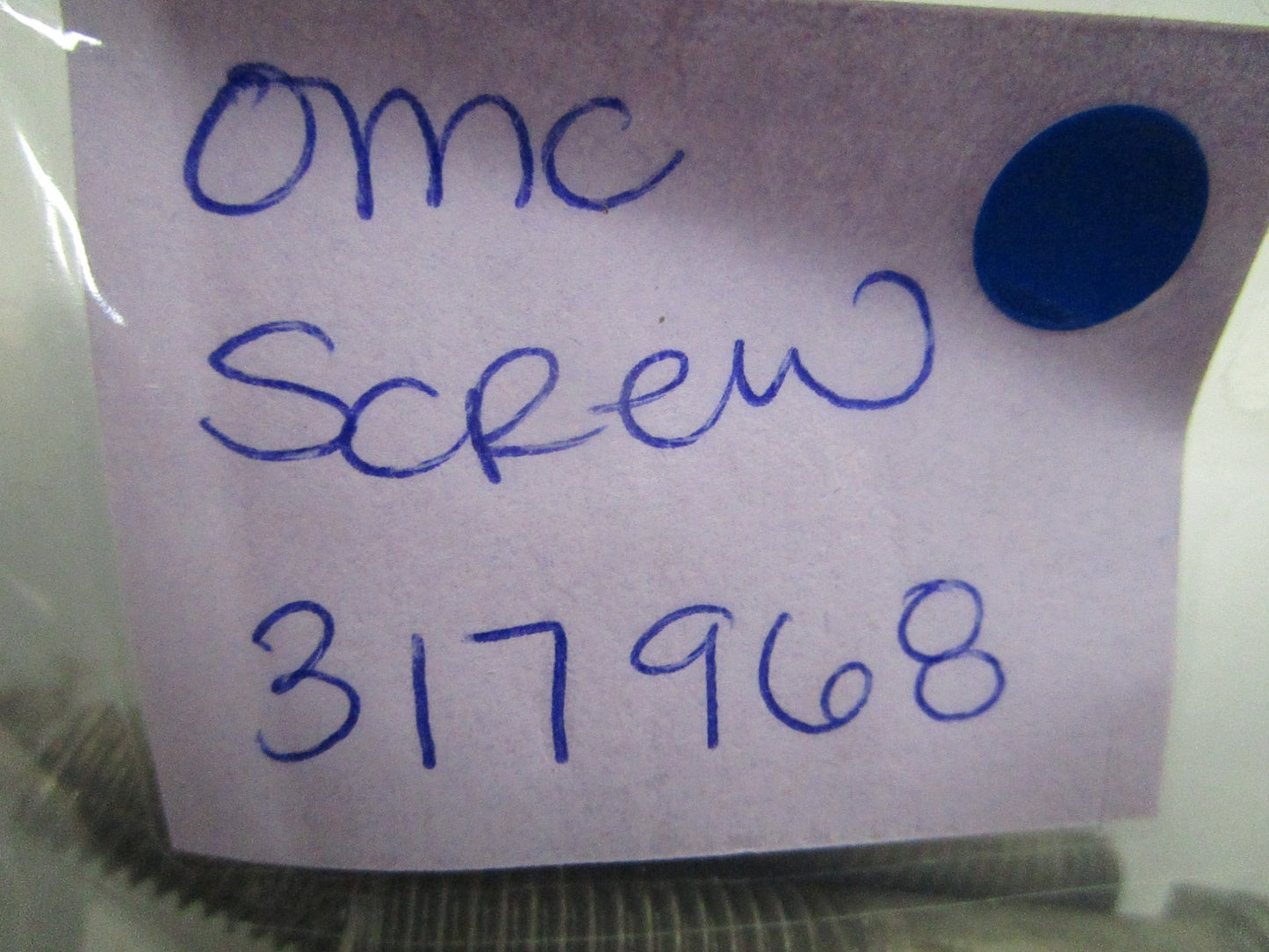 *NEW OEM* (LOT OF 4) 0810 OMC Johnson Evinrude Screw 317968 0317968