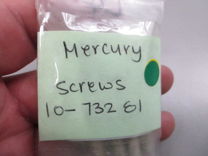 NEW OEM (LOT OF 4) 10-73281 Mercury Quicksilver Screw 0810