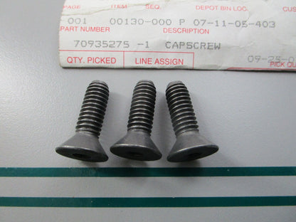 NEW OEM (LOT OF 3) 70935275 AGCO Cap Screw 0810