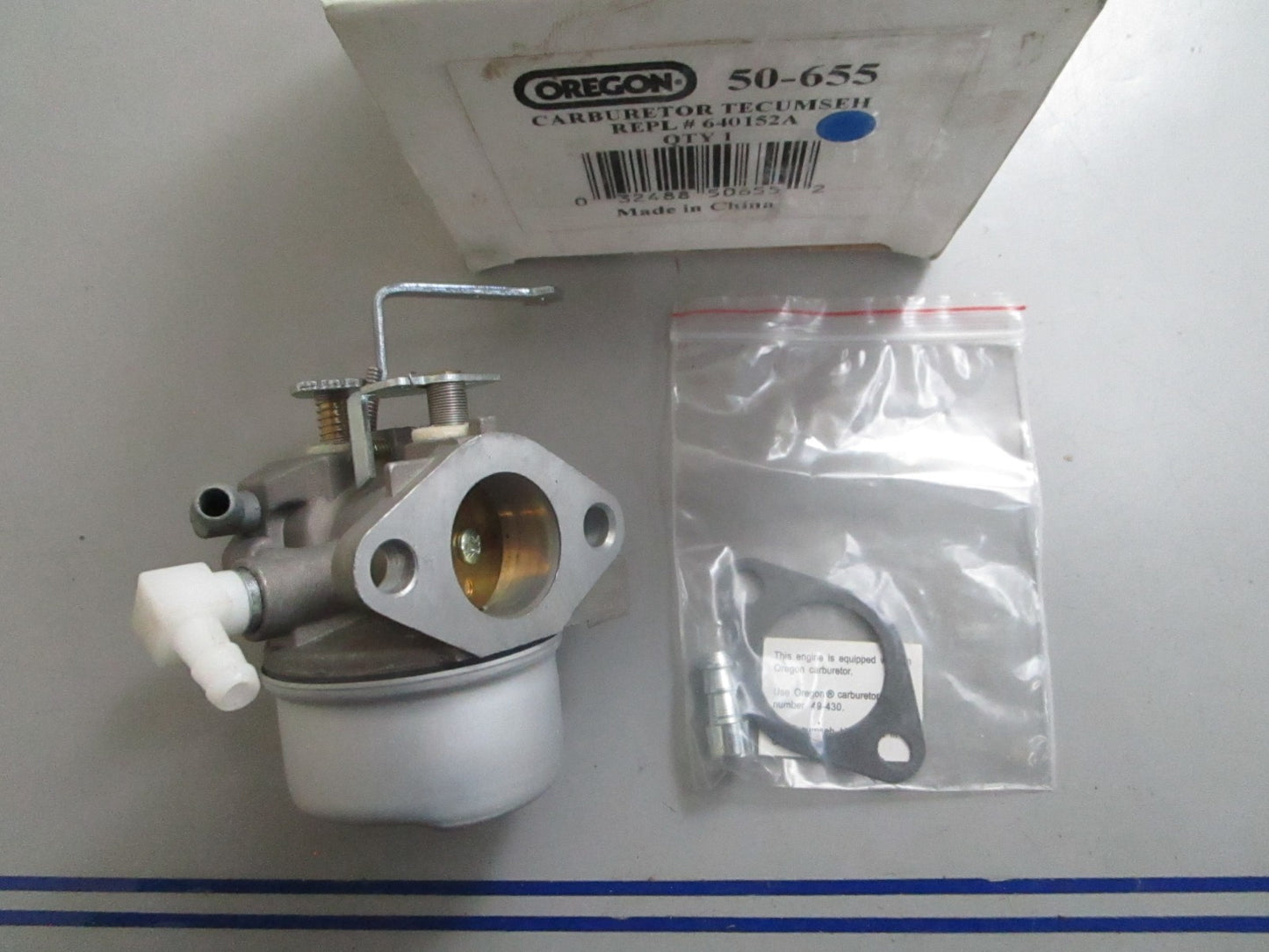 *NEW* 0820 Oregon Carburetor Assy 50-655 Replaces: Tecumseh 640152A
