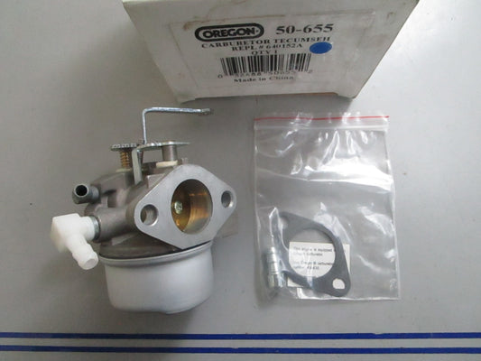 *NEW* 0820 Oregon Carburetor Assy 50-655 Replaces: Tecumseh 640152A