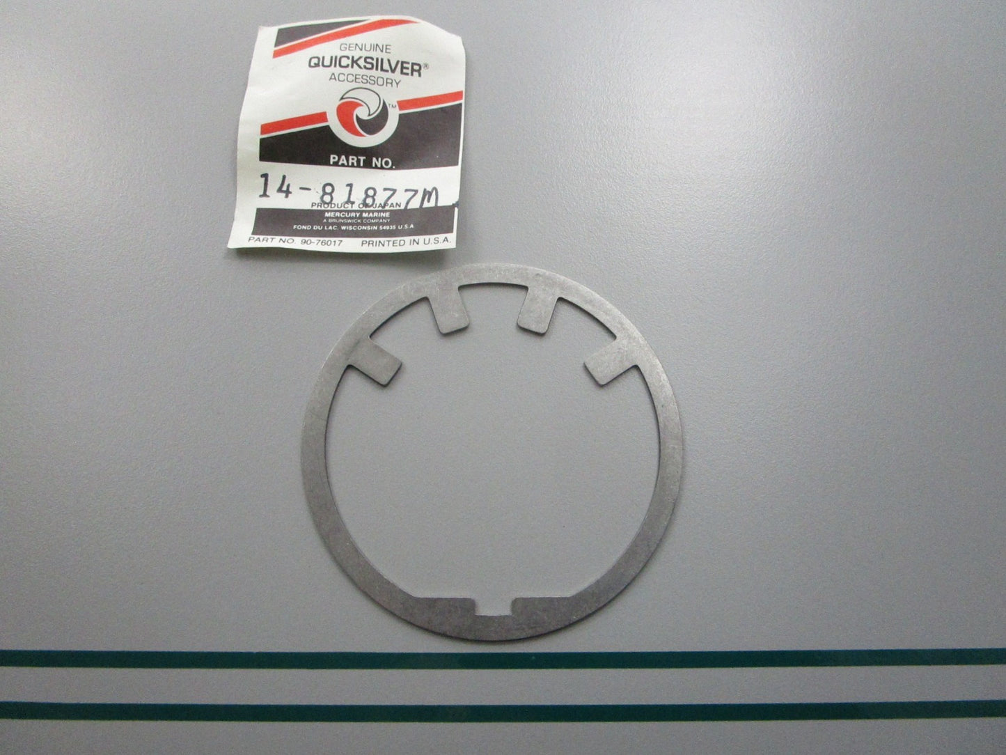 NEW OEM 14-81877M Mercury Quicksilver Tab Washer 0810